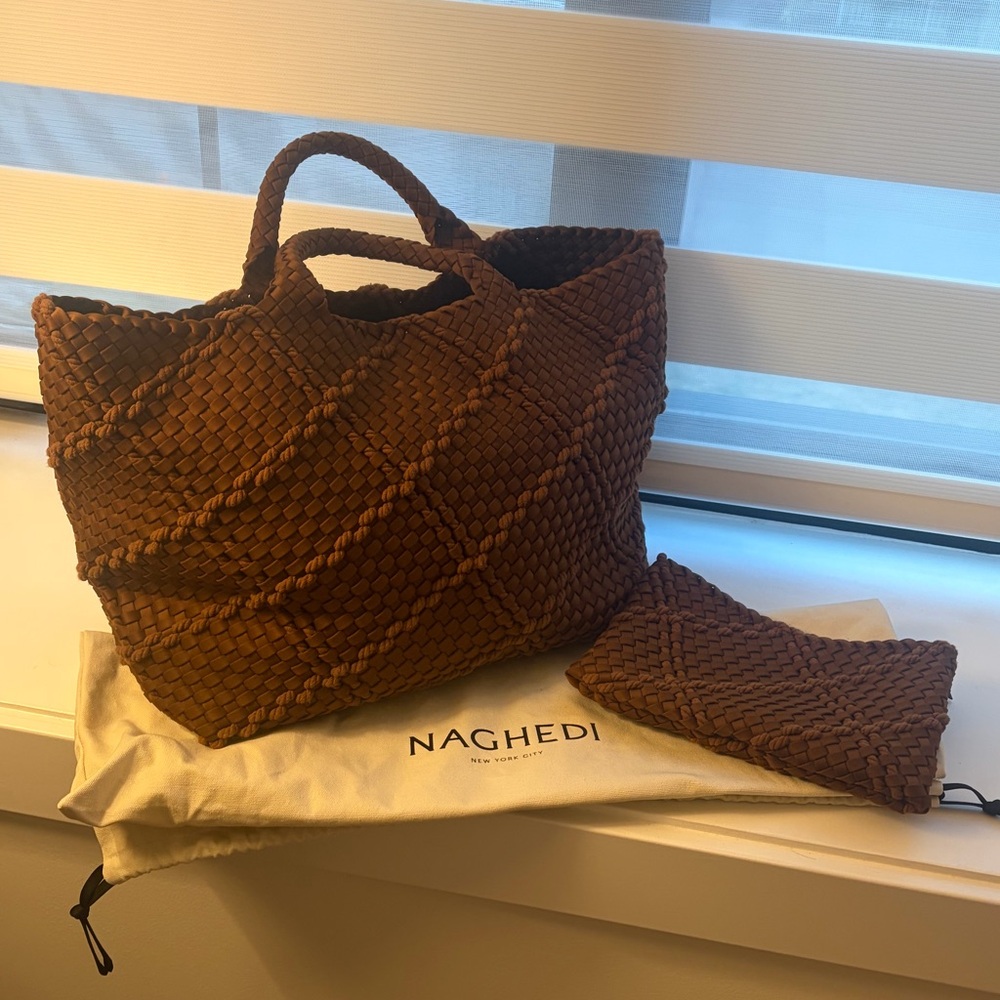 Naghedi Large St. Barths Rope Neoprene Tote Bag